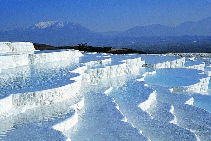Excursion d'une journée à Pamukkale Marvel au départ de Marmaris avec Petit-déjeuner et déjeuner