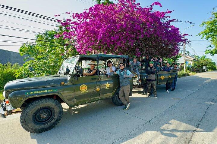 Excursão de jipe pelo campo em Hoi An: comida, cultura e vida cotidiana