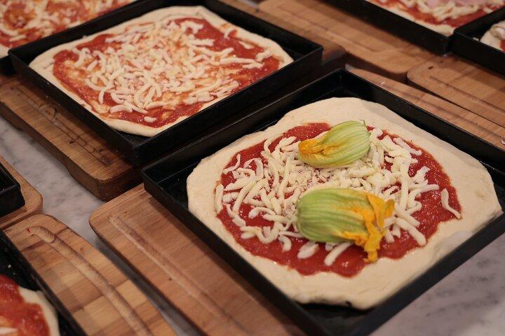 Make Italian Pizza and Tiramisu Dessert