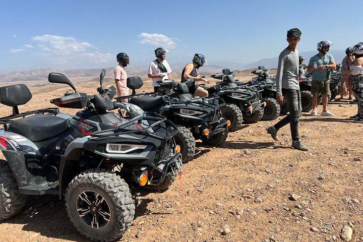 Quad Bike in Agafay Desert with lunch & swimming pool