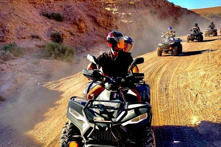 Quad Bike in Agafay Desert with lunch & swimming pool
