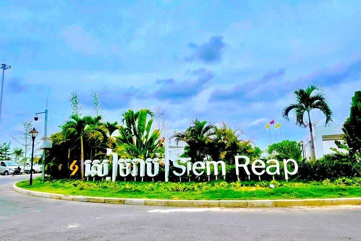 Trasferimento all'aeroporto internazionale di Siem Reap Angkor o in hotel