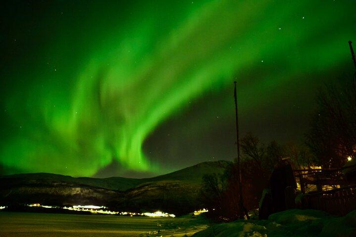 Arctic Ocean Night Floating i Ramfjorden