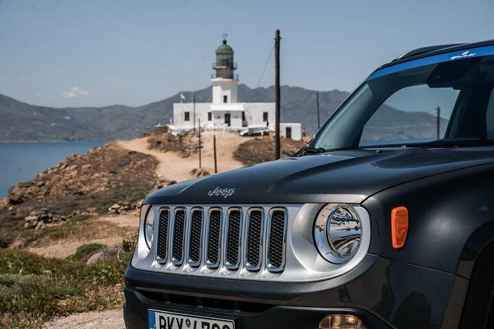 Visita privada guiada en jeep a los lugares ocultos de Mykonos