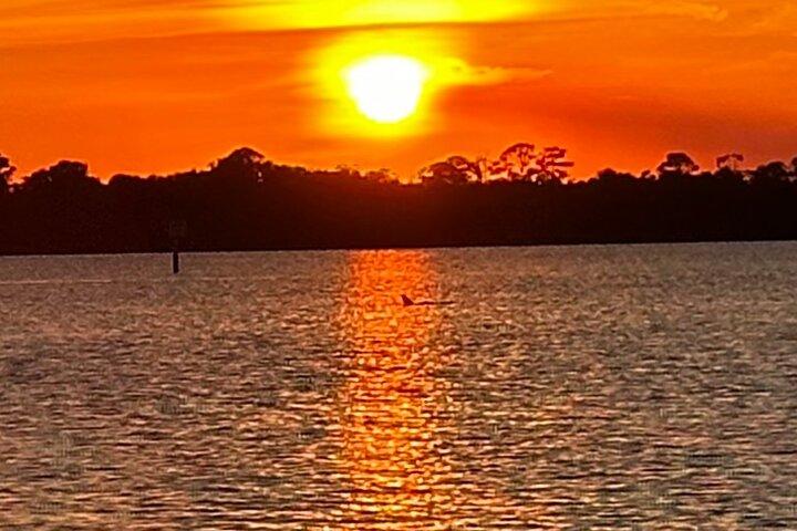 Cruzeiro ao pôr do sol com champanhe em Daytona Beach
