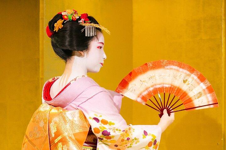 Maiko Night Performance com cozinha de Kyoto estilo Kaiseki Jantar
