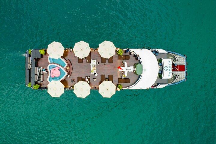 Van Hanoi: 5-sterren Pamela Cruise luxe dagtour in Halong Bay