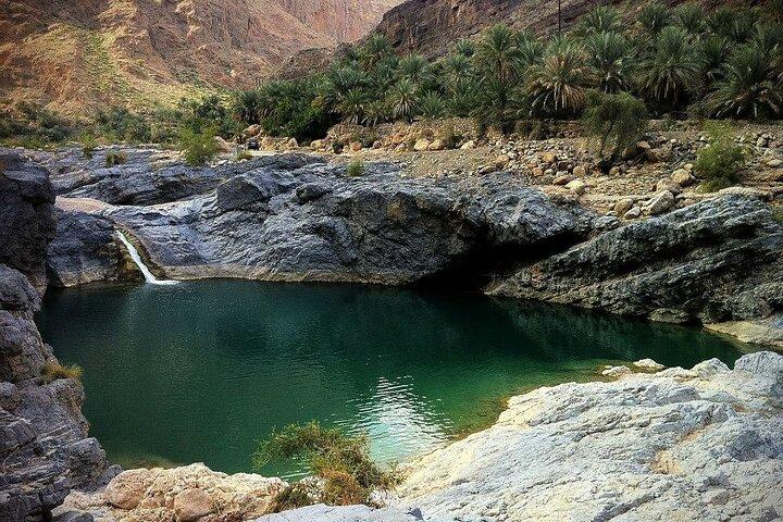 Ganztägiges Wadi Al Arbeieen mit Sinkhole und Flossenstrand