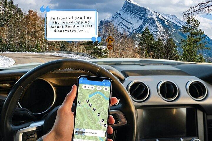 Smartphone Audio Driving Tour mellan Banff och Calgary