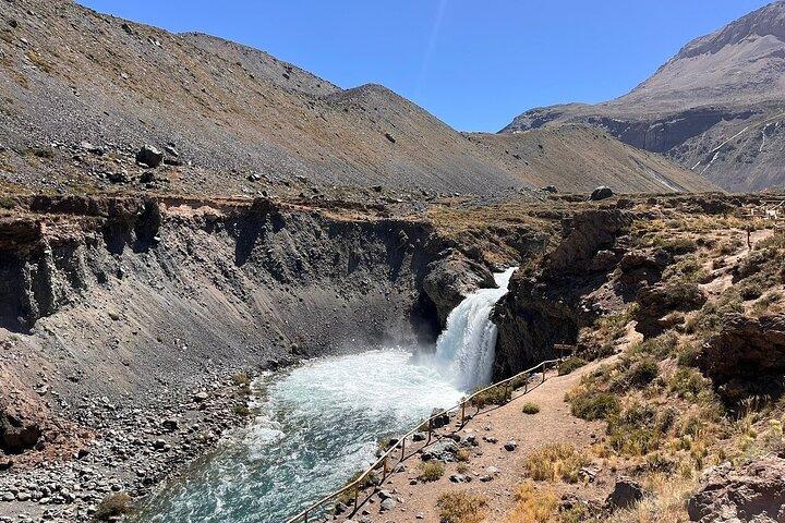 Picnic privato Embalse del Yeso sulle montagne delle Ande da Santiago