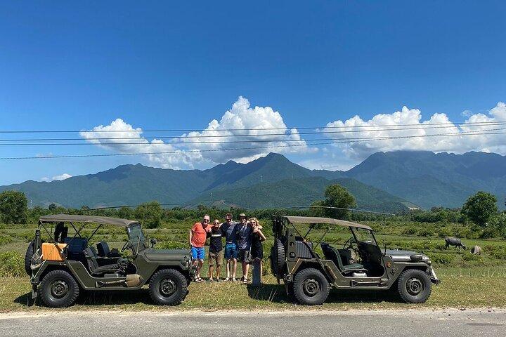 Hue till Hoi An Jeep Tour Privat transfer via Hai Van Pass 1 Way