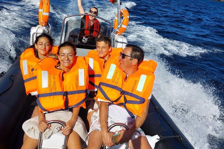 Île de Terceira : Excursion en bateau à Ilhéu das Cabras + plongée en apnée