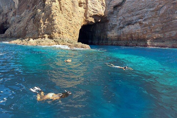 Île de Terceira : Excursion en bateau à Ilhéu das Cabras + plongée en apnée