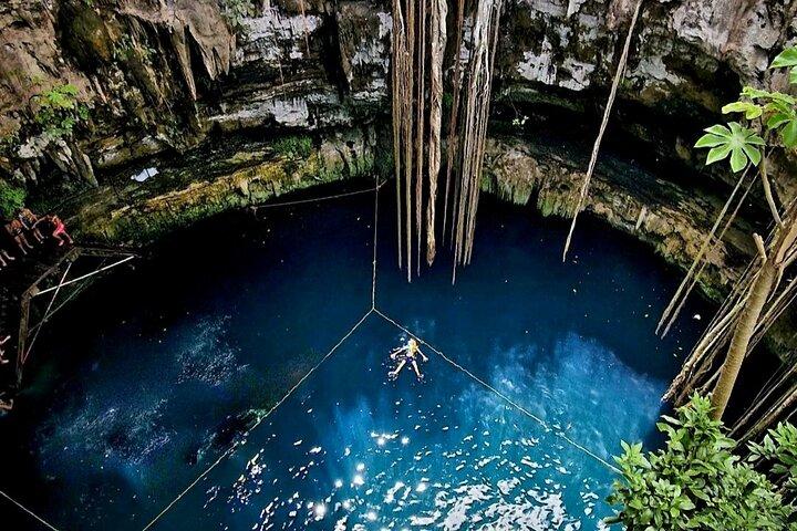 Privétour Ekbalam-ruïnes Cenote Oxman Valladolid Lunch