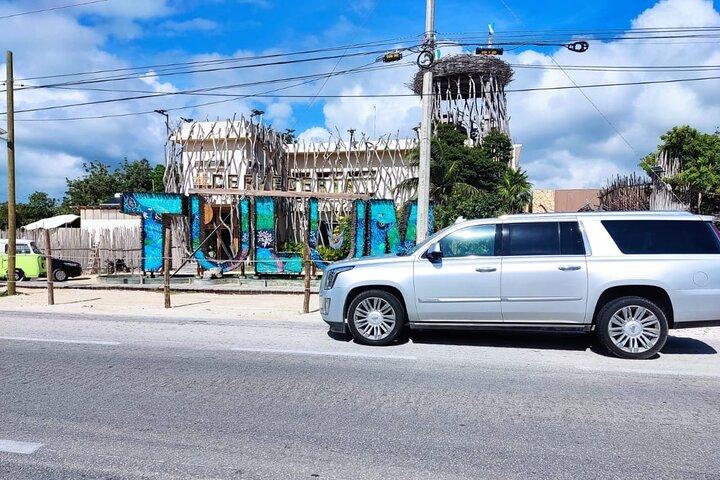 Luxe transfer (enkele reis) van de luchthaven van Tulum naar Tulum.