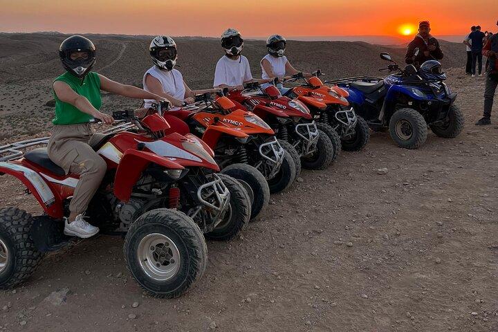 Agafay Adventure: Quad & Camel, Dinner Show, Desert with Sunset