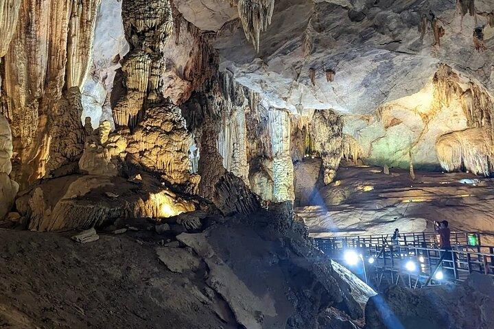 Hue to Phong Nha e Paradise Cave: excursão privada exclusiva de 1 dia