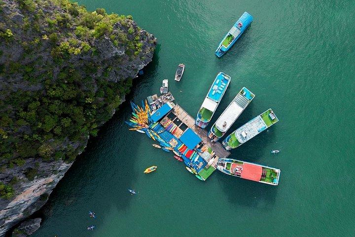 カットバ島発ランハー湾 - ベトハイへの終日ボートツアー
