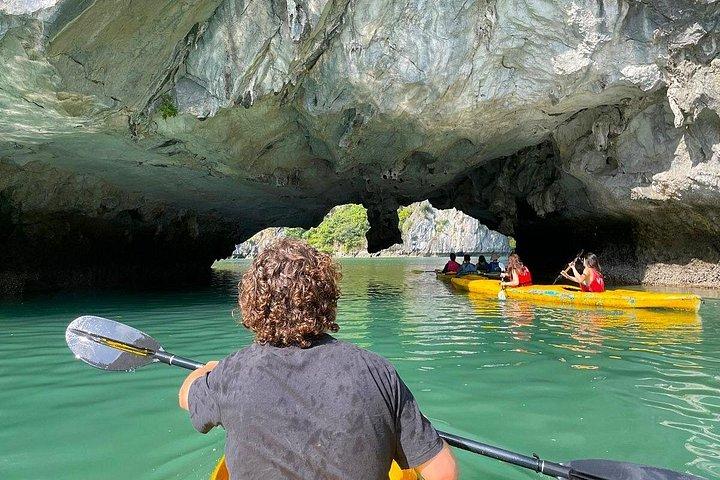 カットバ島発ランハー湾 - ベトハイへの終日ボートツアー