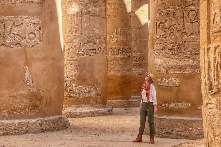 Visite privée d'une journée à Louxor comprenant le temple Habu et 5 autres