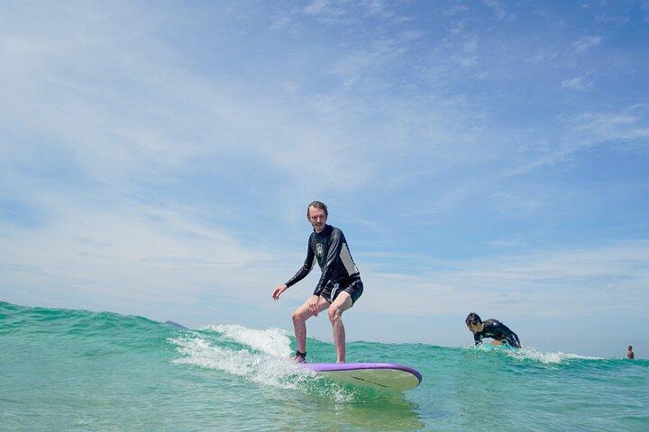 Aula de Surf na Praia do Arpoador com Mandala Rio Surf School
