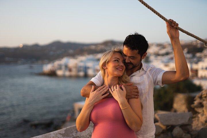 Mykonos stad Grekland fotograf
