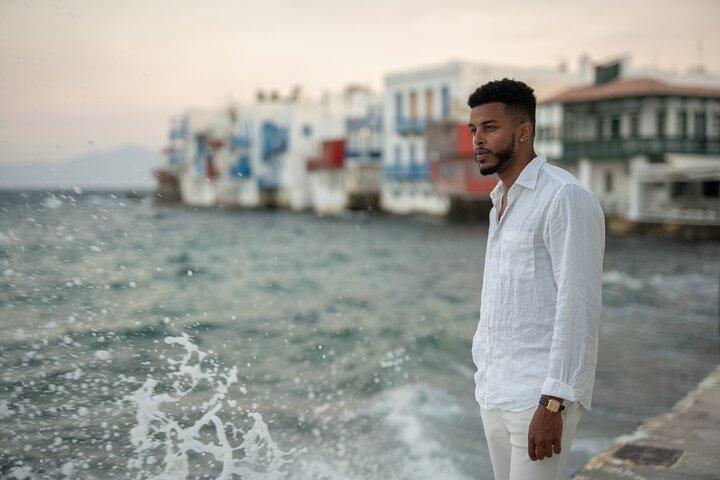 Mykonos stad Grekland fotograf