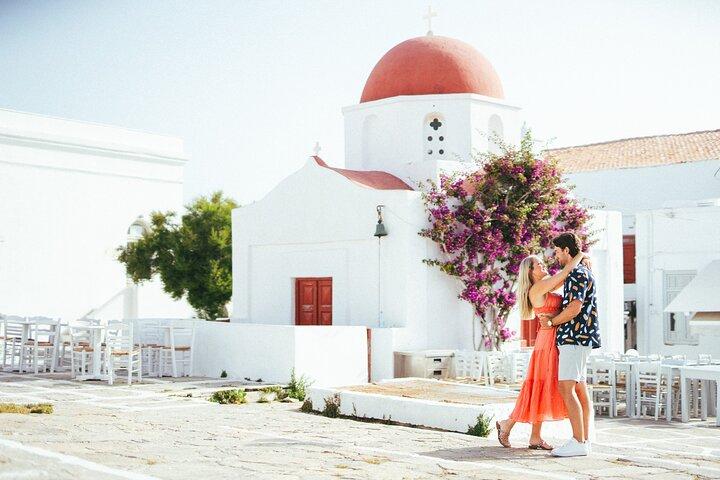 Mykonos stad Grekland fotograf