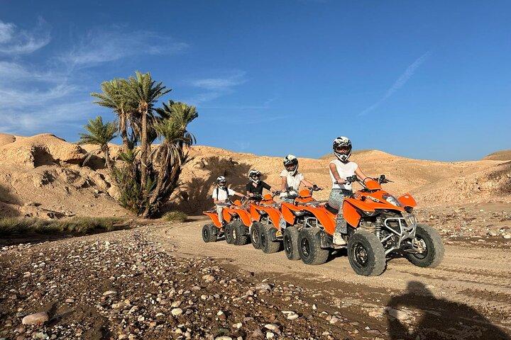 Departing from Marrakech: Quad excursion to the Agafay desert