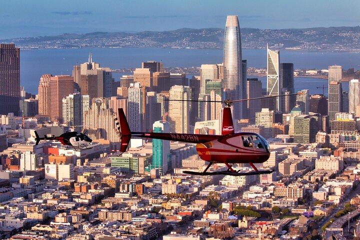 Tour privé en hélicoptère à San Francisco