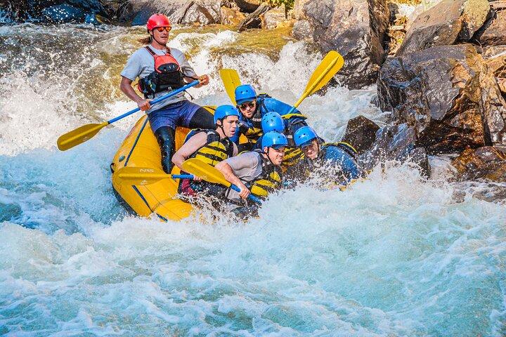 Rafting de meio dia no Browns Canyon mais tirolesa no topo da montanha de Buena Vista