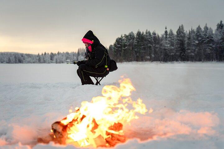 Snowmobile and Ice Fishing Excursion (private tour)
