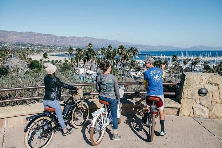 La visite originale en vélo électrique en groupe de Santa Barbara