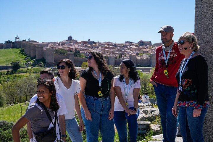 Avila com Muros e Segovia com Alcazar de Madrid