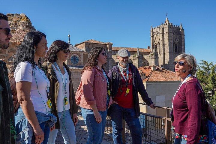 Avila com Muros e Segovia com Alcazar de Madrid