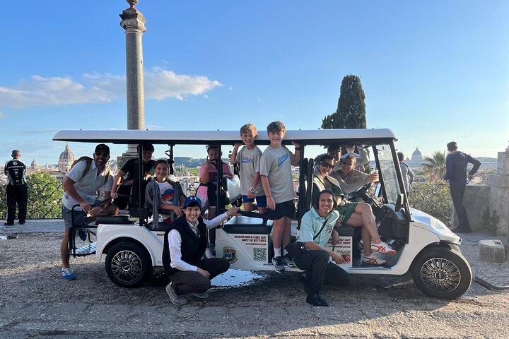 Roma: Exclusivo tour turístico de 6 horas en carrito de Golf para Cruceros