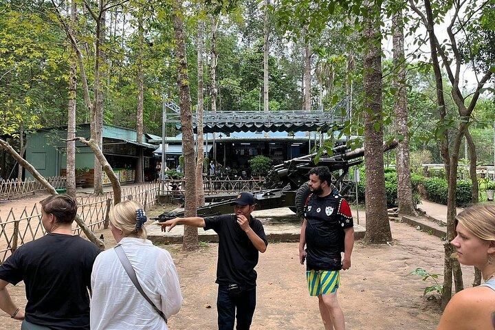 Tour di mezza giornata mattutina o pomeridiana del tunnel di Cu Chi