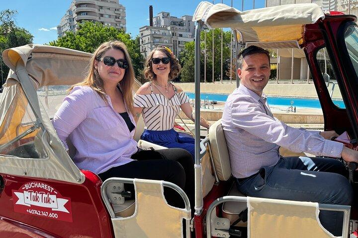 Bukarest Tuk Tuk stadsrundtur