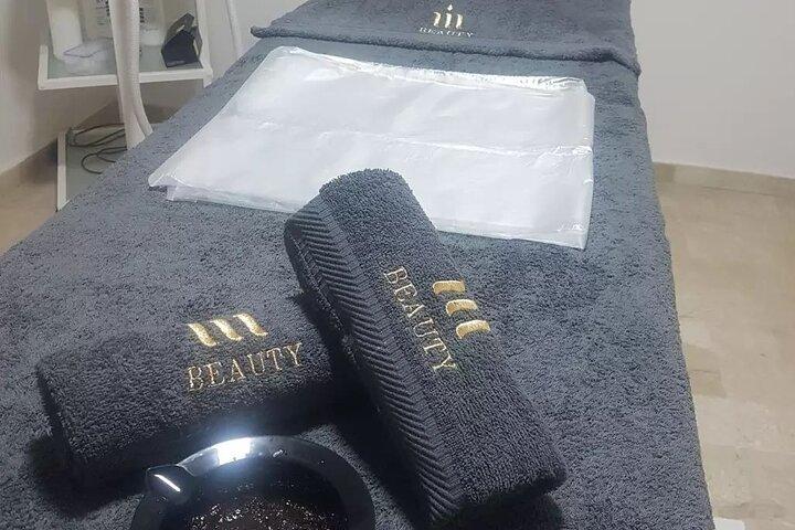 Moroccan hamam spa massage clay wrap and facial treatment