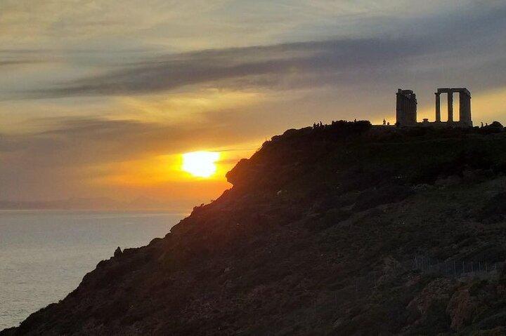 Tour semi-privato al tramonto di Capo Sounion