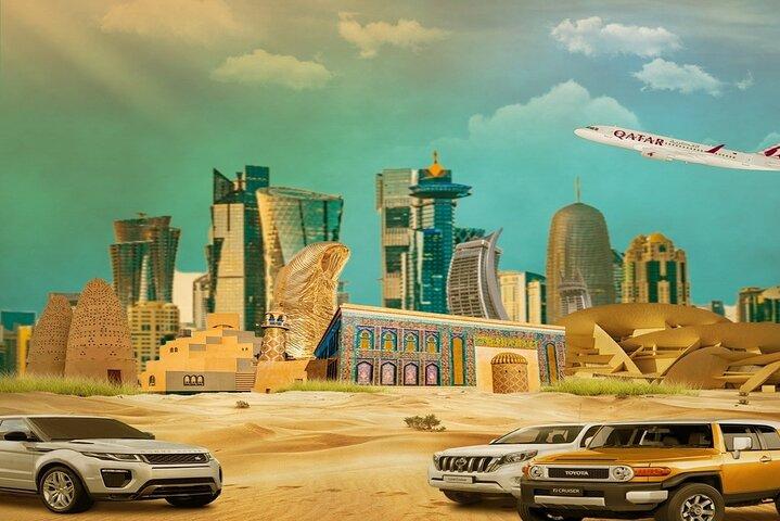Doha encanta city tour com safari no deserto e visita ao mar interior
