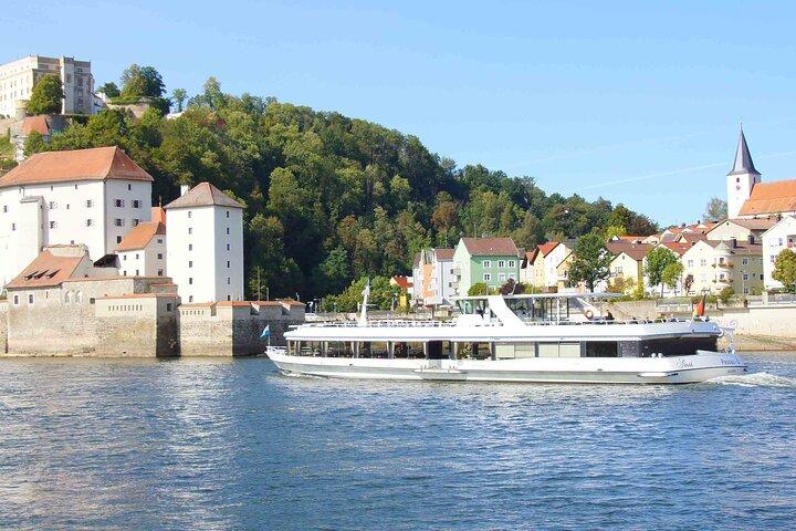 Visite de la ville des trois rivières à Passau
