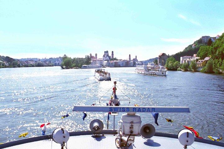 Visite de la ville des trois rivières à Passau