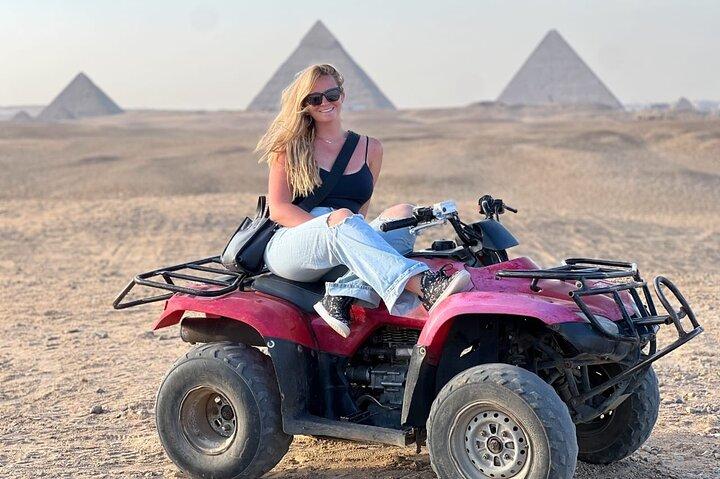 Quad Bike ATV Around Giza Pyramids Desert (Sunset Experience)
