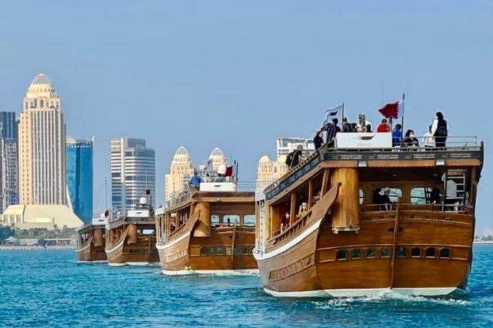 Doha Express-Stadtrundfahrt mit Dau-Kreuzfahrt