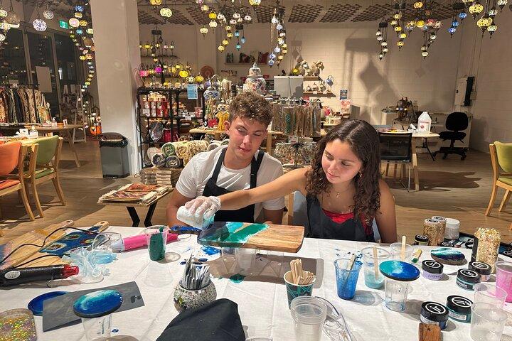 Resin Art Classs Sydney: Schede di formaggio & sottobicchieri
