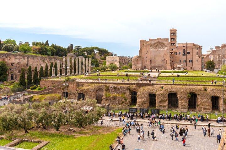 Rome : Colisée avec Forum romain et visite guidée de la colline du Palatin