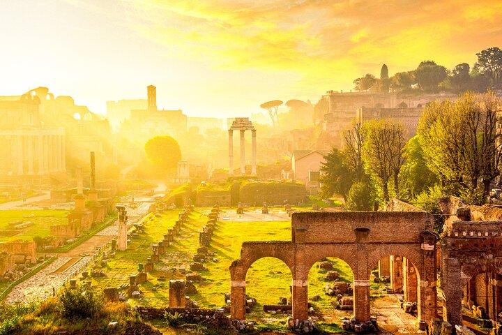 Colisée Arena, Forum romain et visite guidée de la colline Palatine