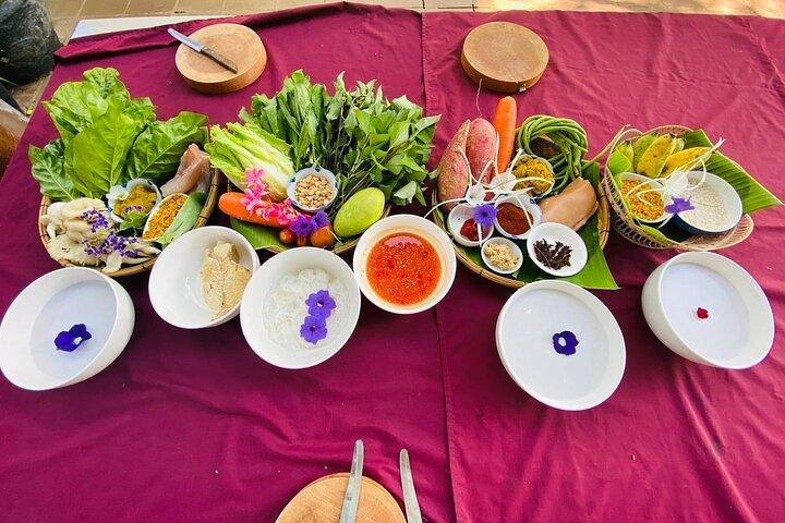 Aula de culinária com eco-vila local
