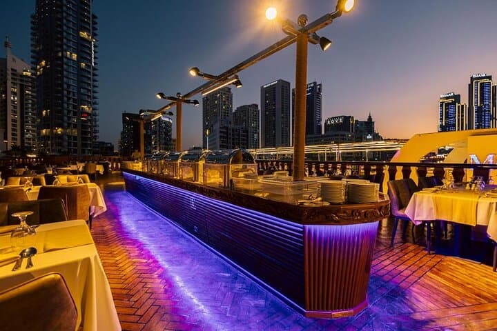 Dinner Cruise in Dubai Marina onboard Alexandra Dhow